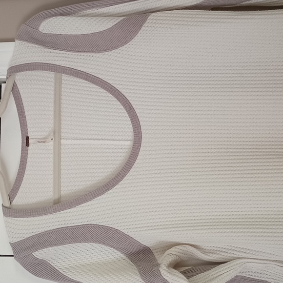 Free People Long Sleeve Waffle Knit Tee - Picture 2 of 9